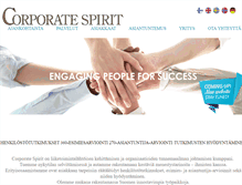 Tablet Screenshot of corporatespirit.fi